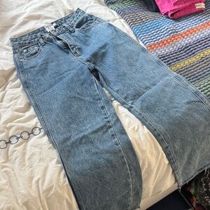 Princess Polly Blue Flare Jeans size 2